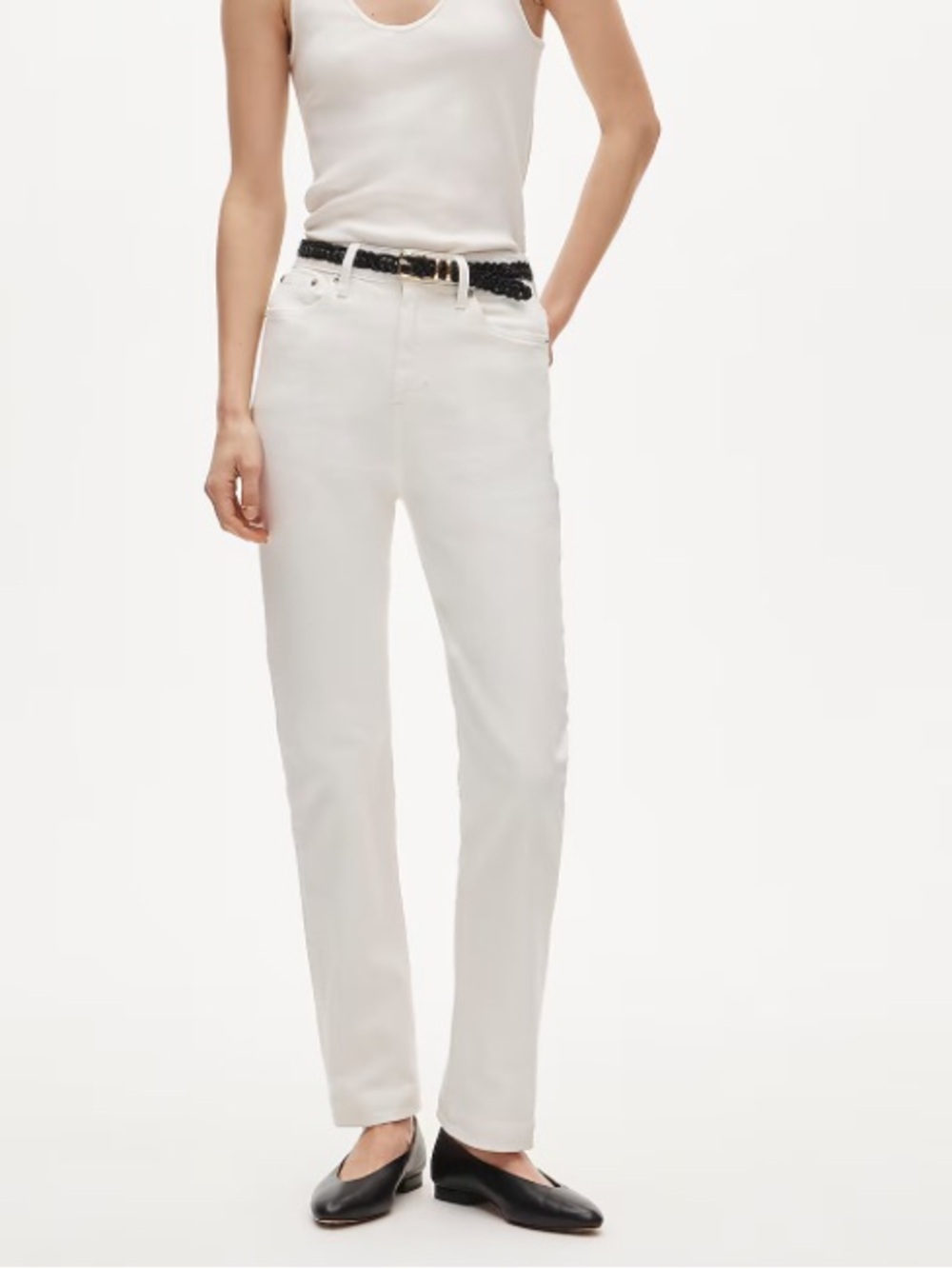 J crew Tall nipped straight jean in stretch